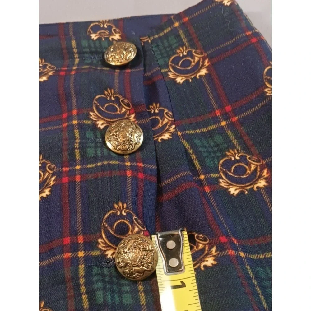 Vintage Womens maxi pencil wrap Skirt 14 old money preppy classic luxury horse